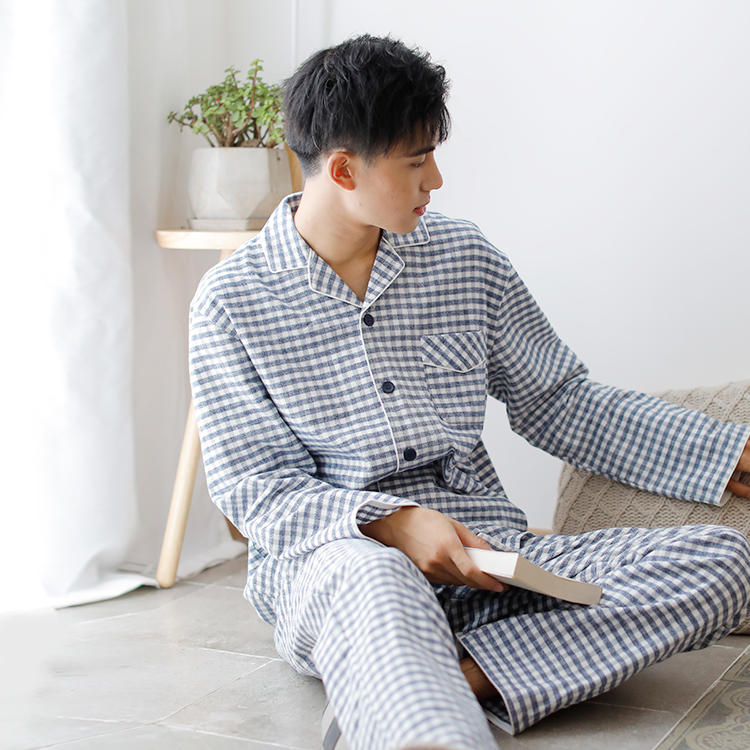 新款无印良品法兰绒家居服套装秋冬款专柜在售
