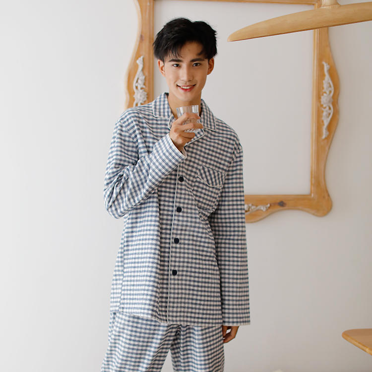 新款无印良品法兰绒家居服套装秋冬款专柜在售