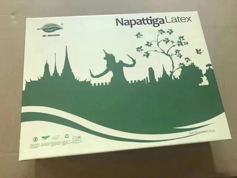 泰国Napattiga100%天然乳胶颗粒按摩枕
