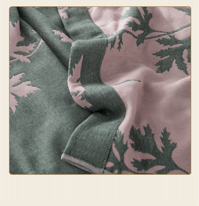 春夏新品 艾草防蚊毯 无甲醛四层纱布毛巾被 空调被 四色超值体验