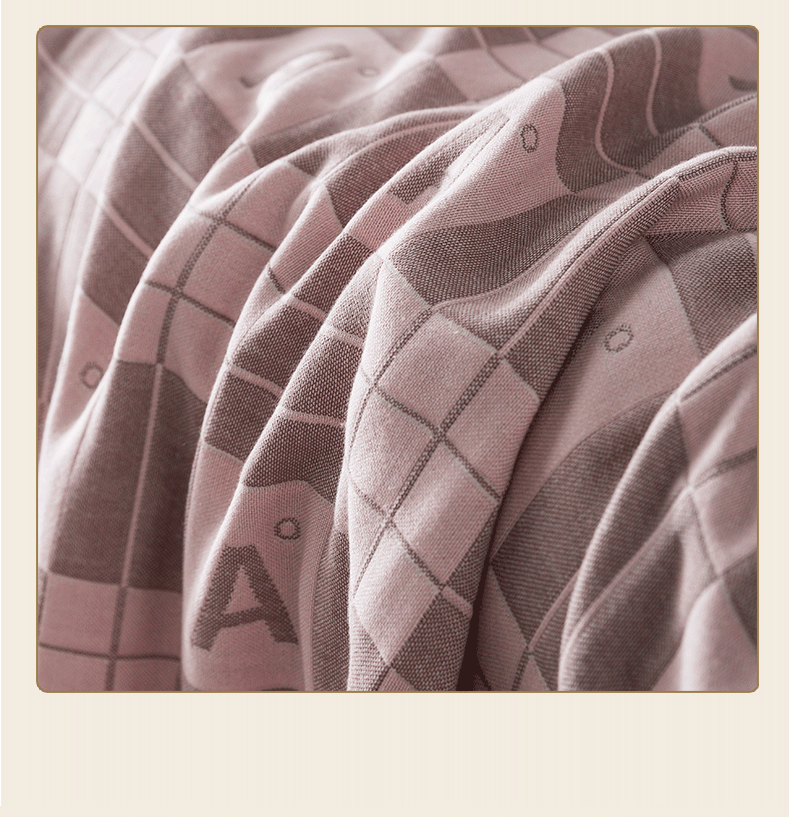 春夏新品 艾草防蚊毯 无甲醛四层纱布毛巾被 空调被 四色超值体验